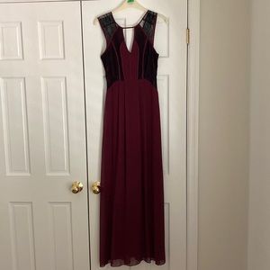 Burgundy Formal Dress